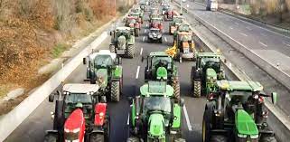 Tractores en la Diagonal